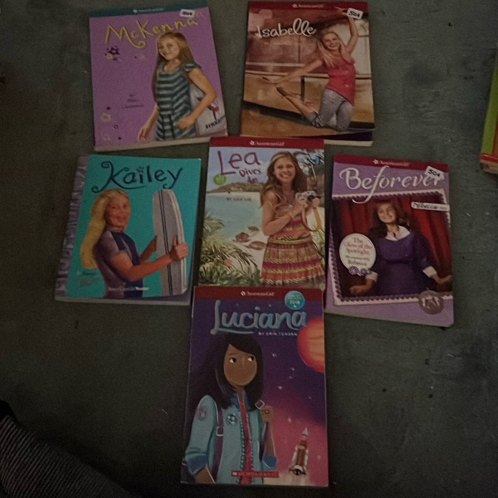 6 American girl books